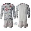 Officiële Voetbalshirt + Korte Broek Bayern München Derde 2021-22 Lange Mouw - Kids